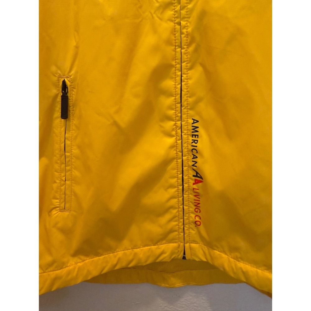 NWT American Living Yachting Jacket Yellow Sailing Windbreaker Men's Medium US-7 - Picture 6 of 16